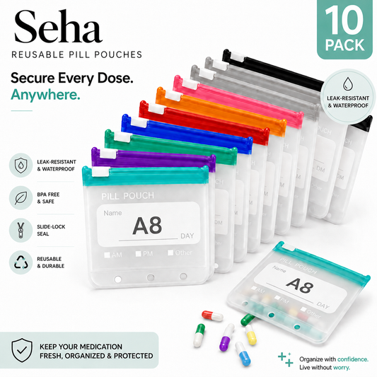 10 Reusable Pouches
