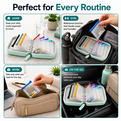Seha™ – Waterproof Weekly Pill Organizer